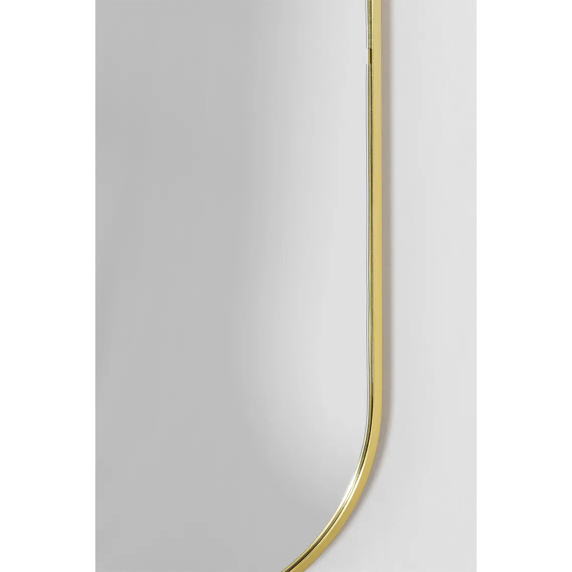 Espejo de pared ovalado 40x120 cm en metal Enea 6