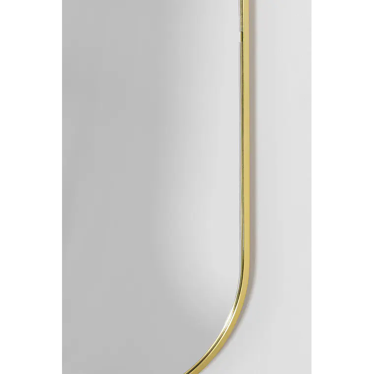 Espejo de pared ovalado 40x120 cm en metal Enea 6