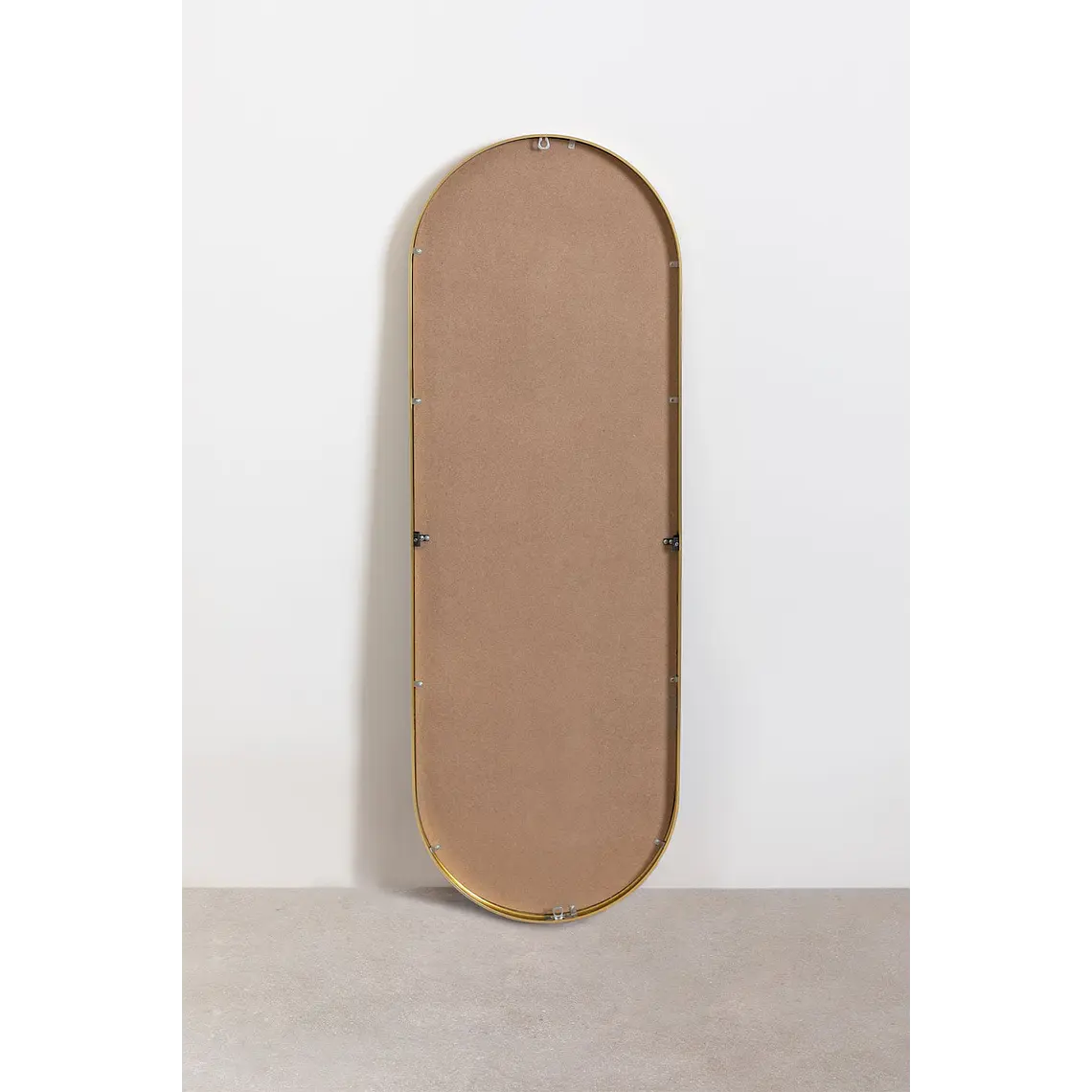 Espejo de pared ovalado 40x120 cm en metal Enea 8
