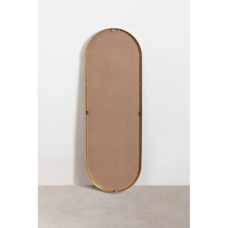 Espejo de pared ovalado 40x120 cm en metal Enea 8