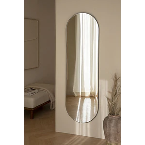 Espejo de pared ovalado 50x160 cm en MDF Orea