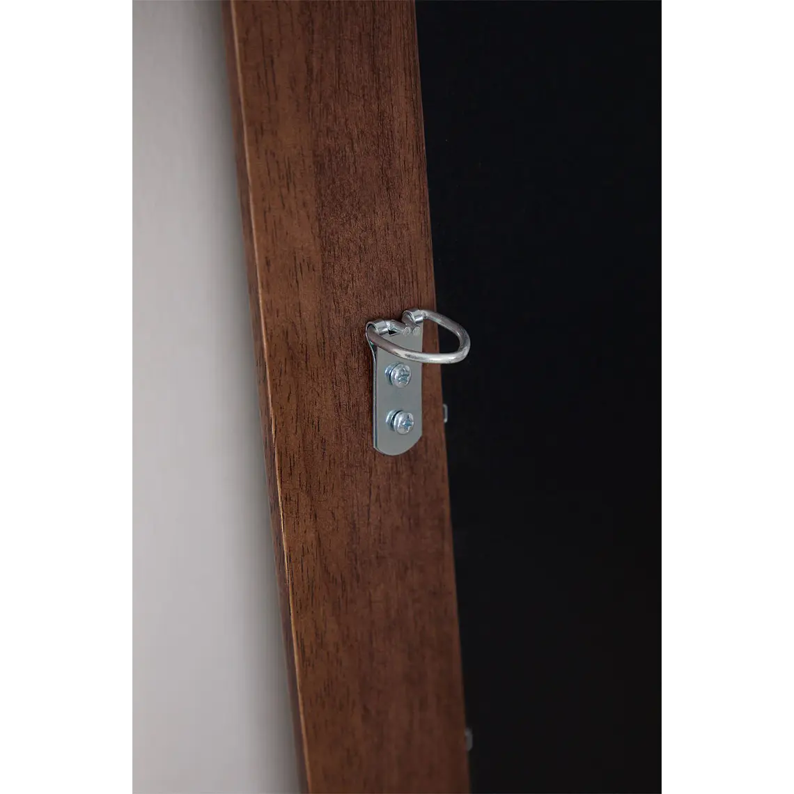 Espejo de pared ovalado 50x165 cm en madera de roble Wera 7