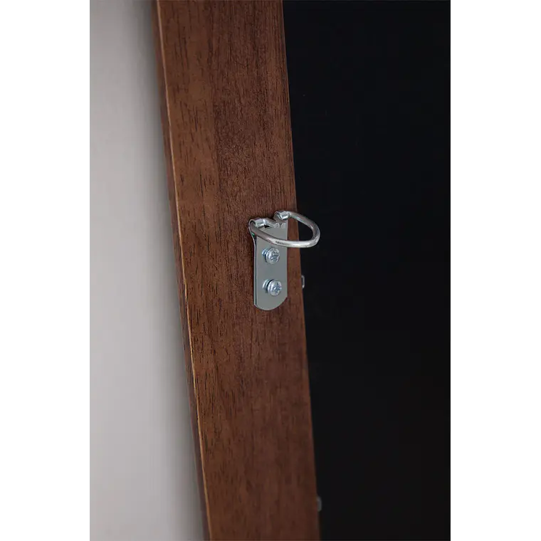 Espejo de pared ovalado 50x165 cm en madera de roble Wera 7