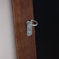 Espejo de pared ovalado 50x165 cm en madera de roble Wera - Miniatura 7