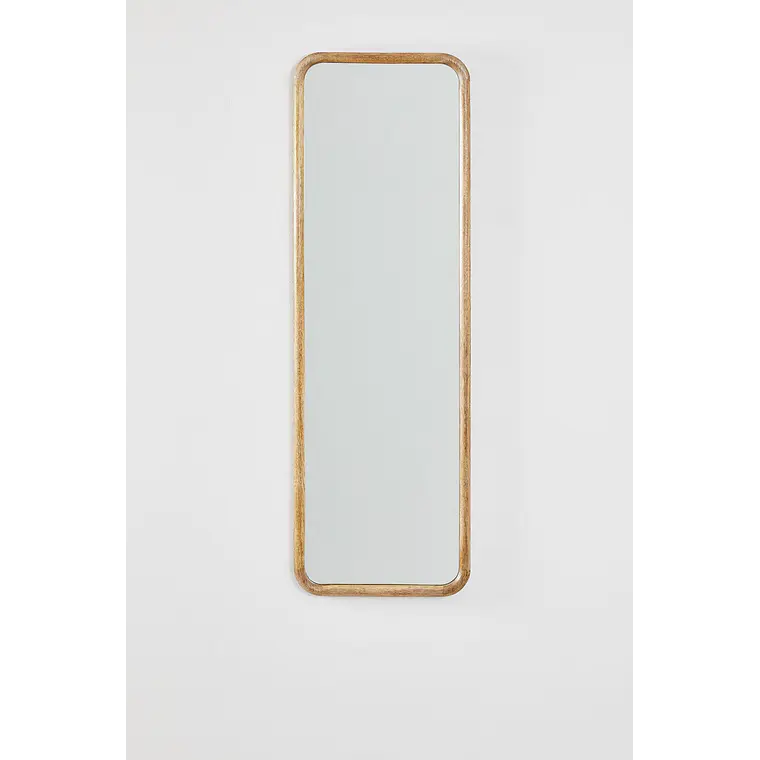 Espejo de pared rectangular 35x115 cm en madera de mango Thalia 3