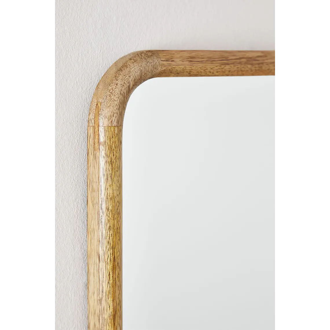 Espejo de pared rectangular 35x115 cm en madera de mango Thalia 5