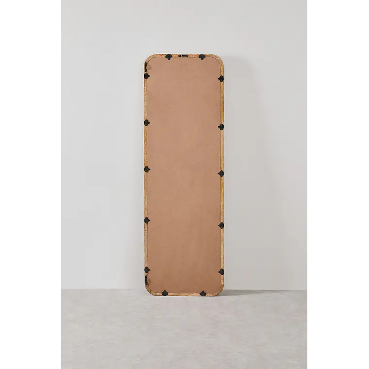 Espejo de pared rectangular 35x115 cm en madera de mango Thalia 6