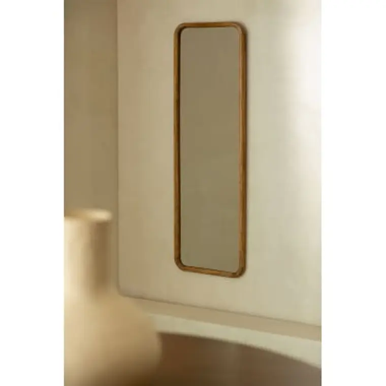 Espejo de pared rectangular 35x115 cm en madera de mango Thalia 9