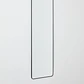 Espejo de pared rectangular 35x120 cm en aluminio Hestia - Miniatura 3