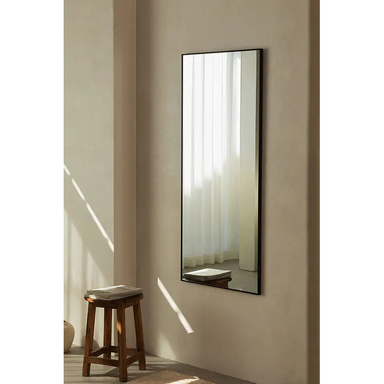 Espejo de pared rectangular 60x140 cm en aluminio Kalea 1