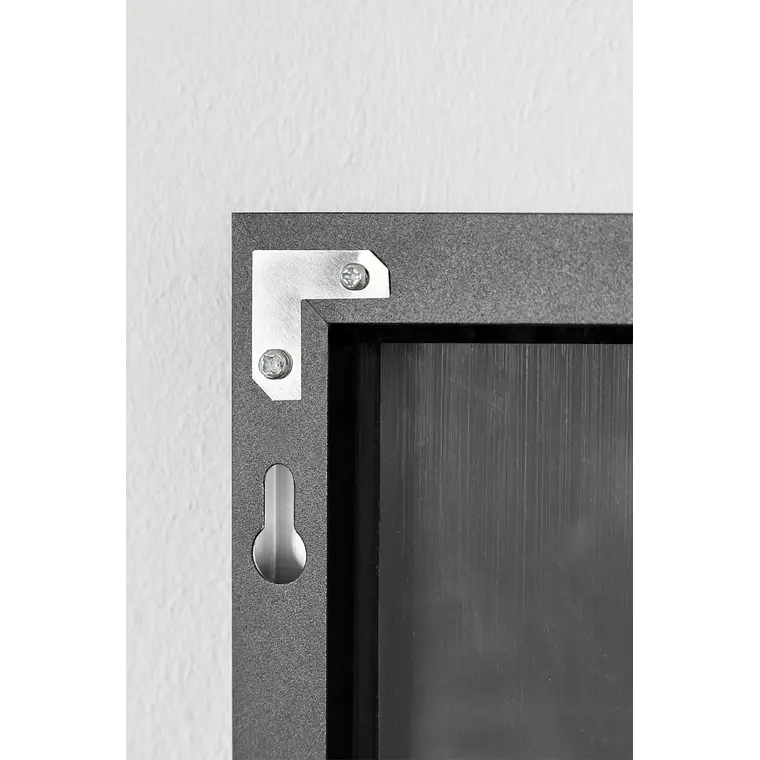Espejo de pared rectangular 60x140 cm en aluminio Kalea 8