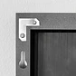 Espejo de pared rectangular 60x140 cm en aluminio Kalea - Miniatura 8