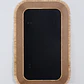 Espejo de pared rectangular 65x105 cm en madera de roble y rafia Dara - Miniatura 4