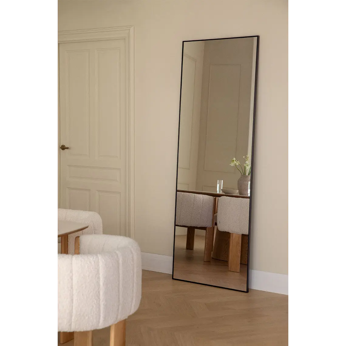 Espejo de pared rectangular 70x200 cm en aluminio Laisa 1