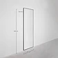 Espejo de pared rectangular 70x200 cm en aluminio Laisa - Miniatura 6