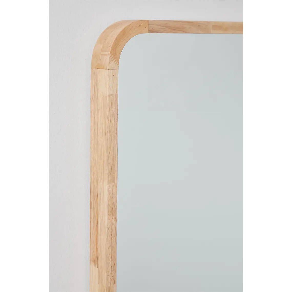 Espejo de pared rectangular 90x170 cm en madera de roble Ardea 6