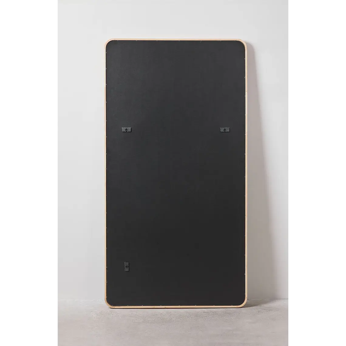 Espejo de pared rectangular 90x170 cm en madera de roble Ardea 7