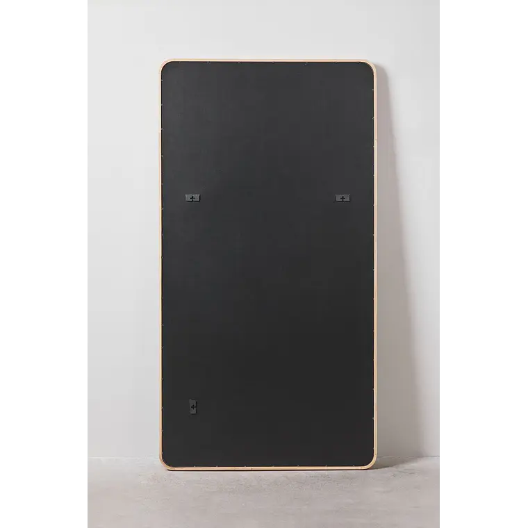 Espejo de pared rectangular 90x170 cm en madera de roble Ardea 7