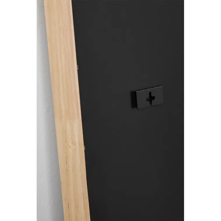 Espejo de pared rectangular 90x170 cm en madera de roble Ardea 8