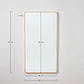 Espejo de pared rectangular 90x170 cm en madera de roble Ardea - Miniatura 9