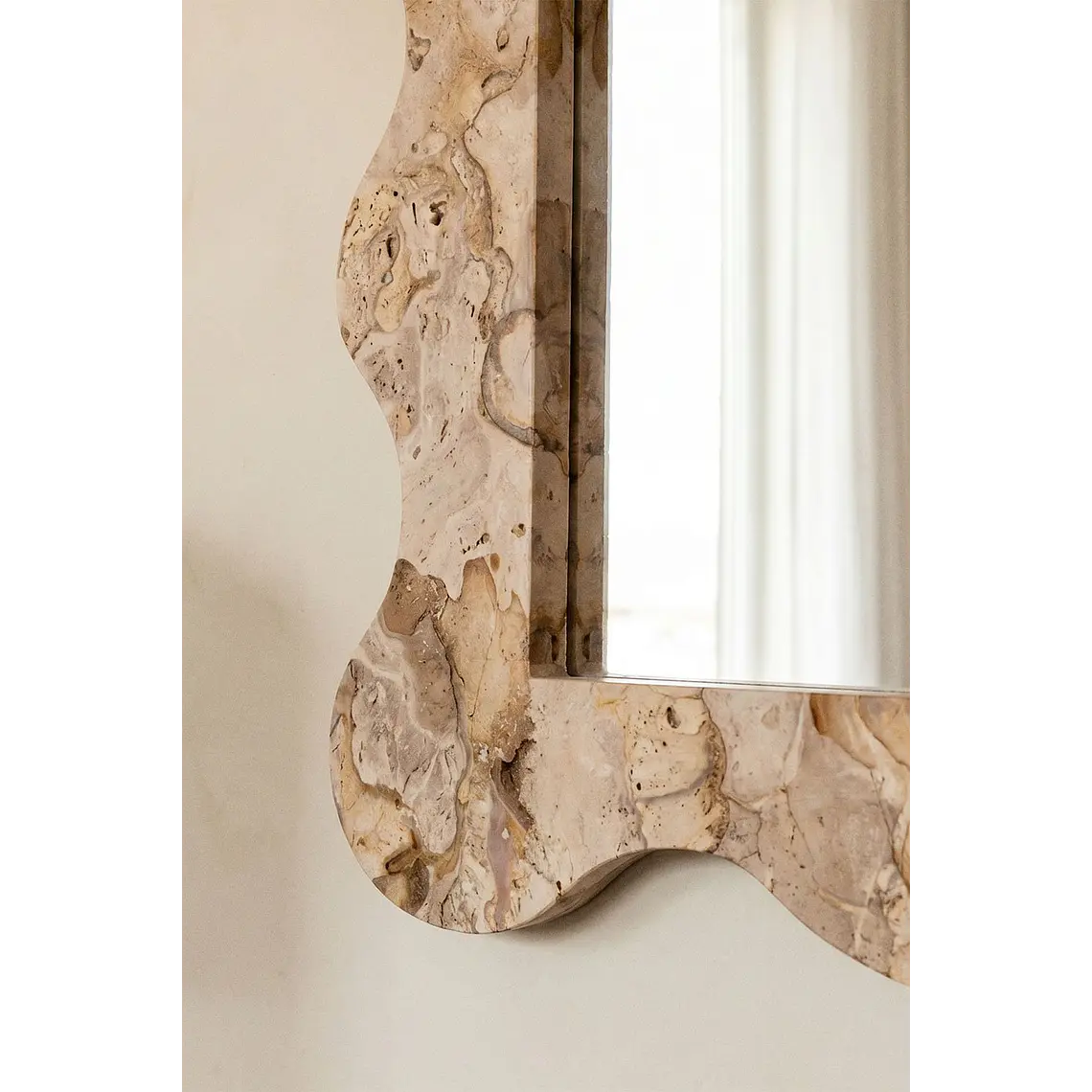 Espejo de pared rectangular en mármol Freya 3