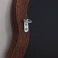 Espejo de pared redondo Ø80 cm en madera de roble Xira - Miniatura 7
