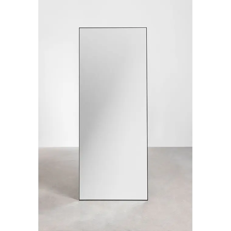 Espejo de pie rectangular 80x200 cm en aluminio Galia 3