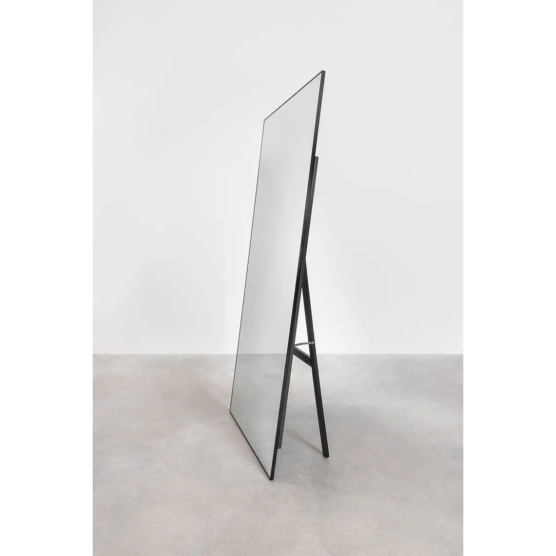 Espejo de pie rectangular 80x200 cm en aluminio Galia 4