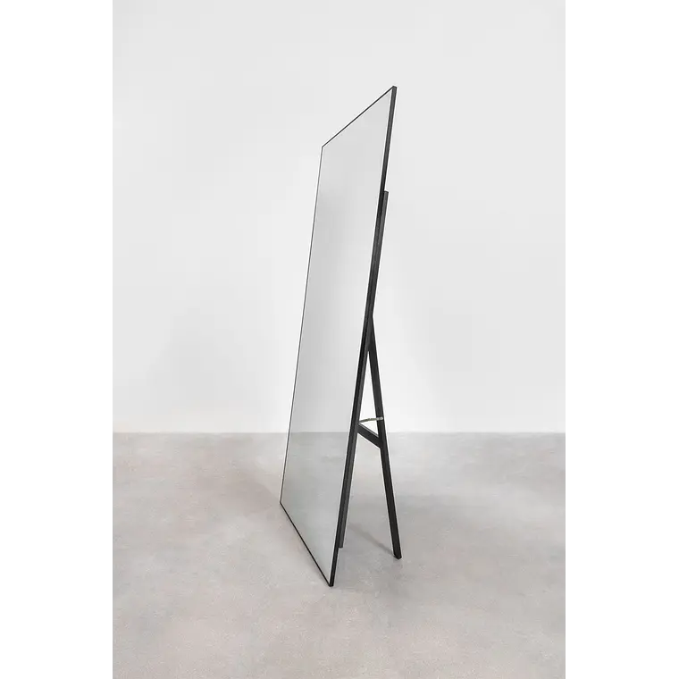 Espejo de pie rectangular 80x200 cm en aluminio Galia 4