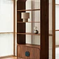 Estantería 190 cm en mango y travertino Calia - Miniatura 2