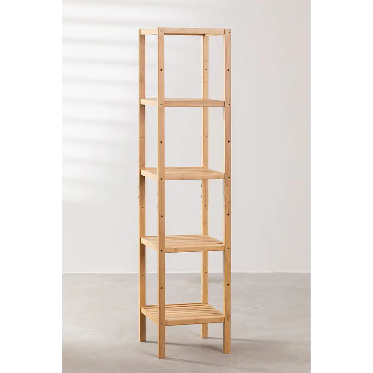 Estantería 35x145 cm en bambú 3