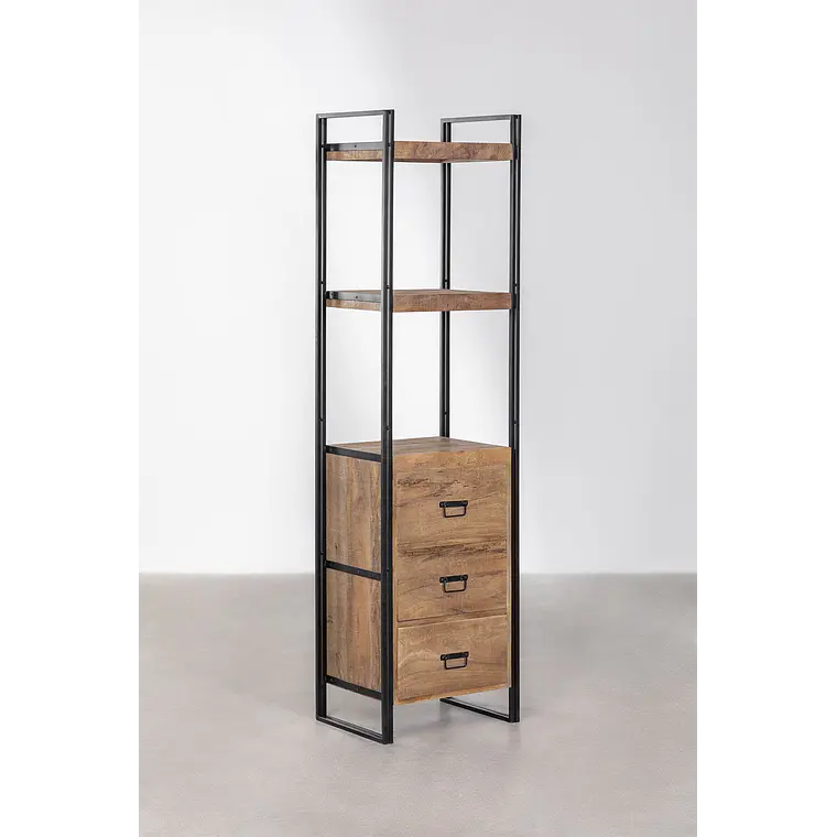 Estantería 55x200 cm en madera de mango 1