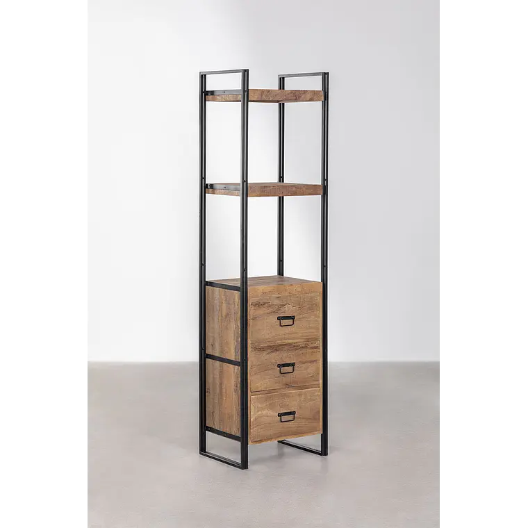 Estantería 55x200 cm en madera de mango 2