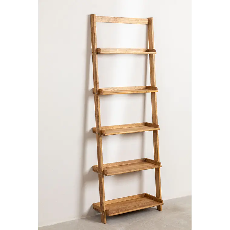 Estantería 65x180 cm en madera de roble Elda 2