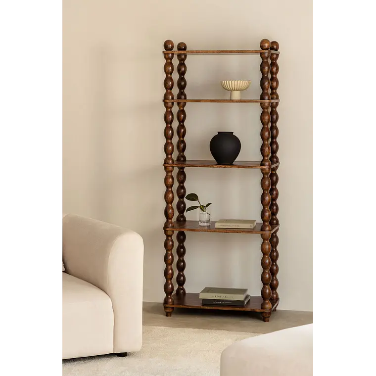 Estantería 70x180 cm en madera de mango 1