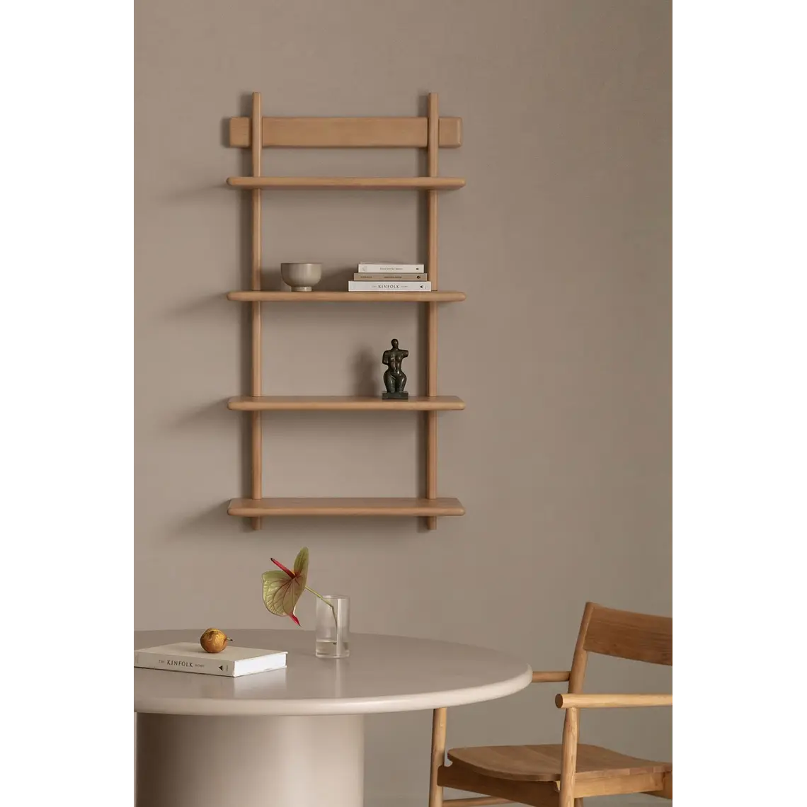 Estantería mural 120 cm en madera de mango Nira 3
