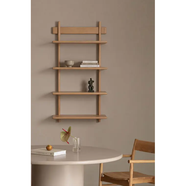 Estantería mural 120 cm en madera de mango Nira 3