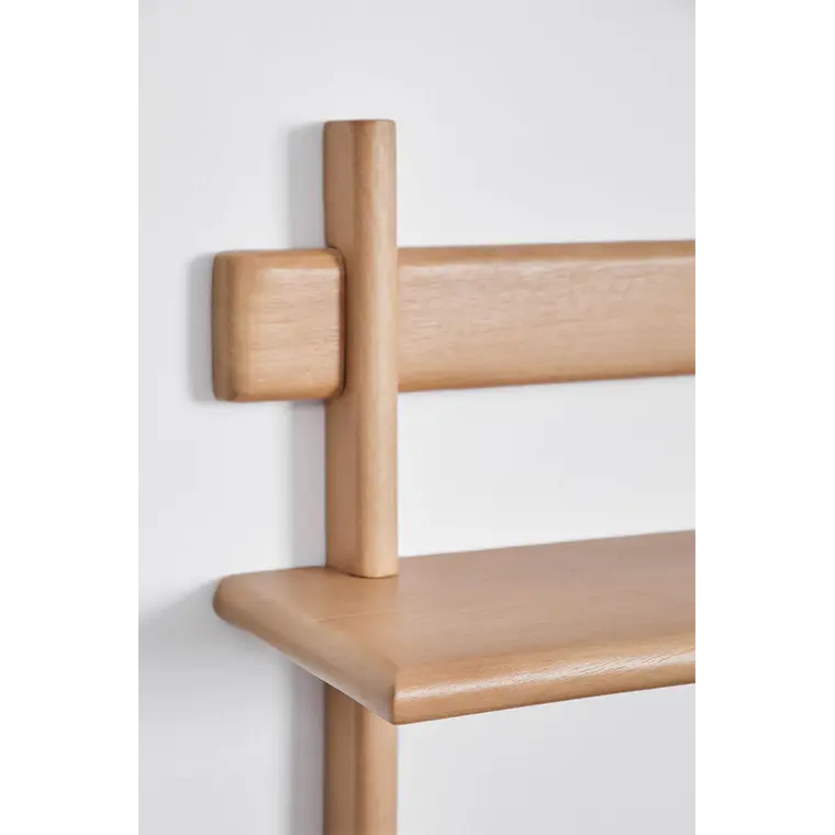 Estantería mural 120 cm en madera de mango Nira 8