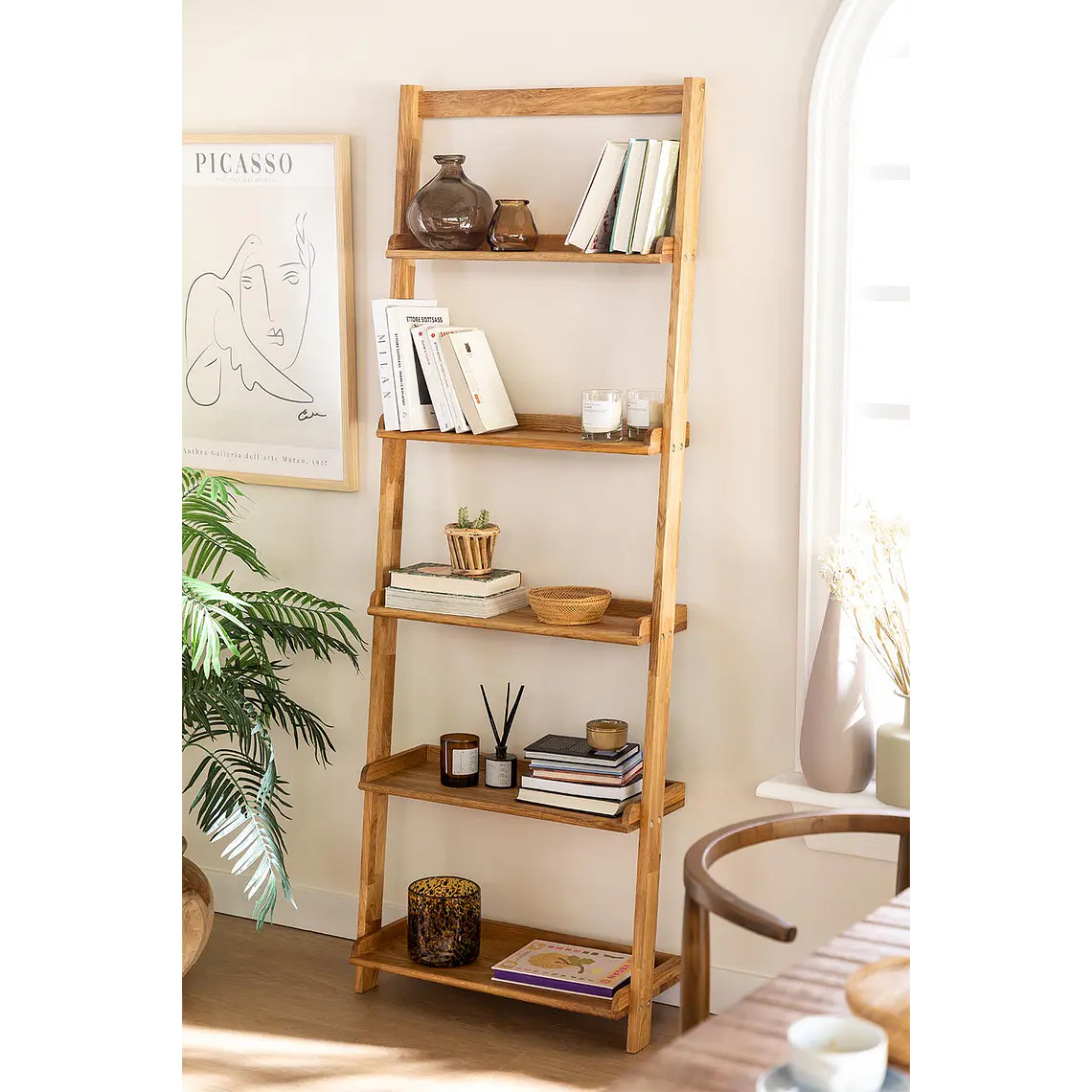 Nalen · Estantería en acabado madera de 65 cm 6