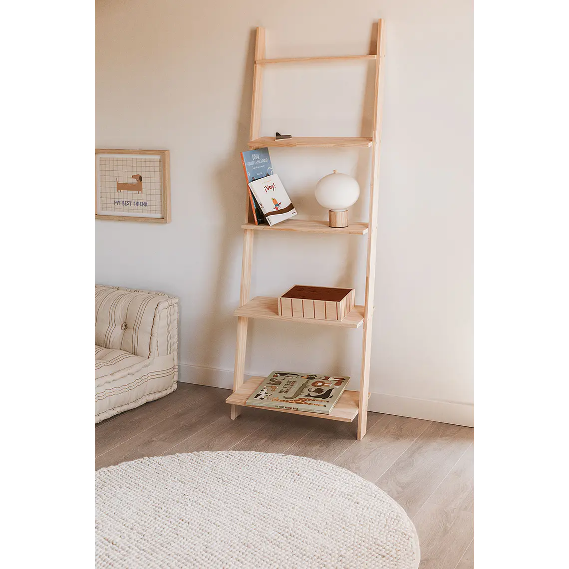 Orren · Estantería en acabado madera de 55 cm 2
