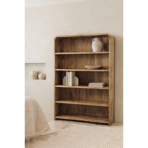 Sasel · Estantería en acabado madera de 120 cm