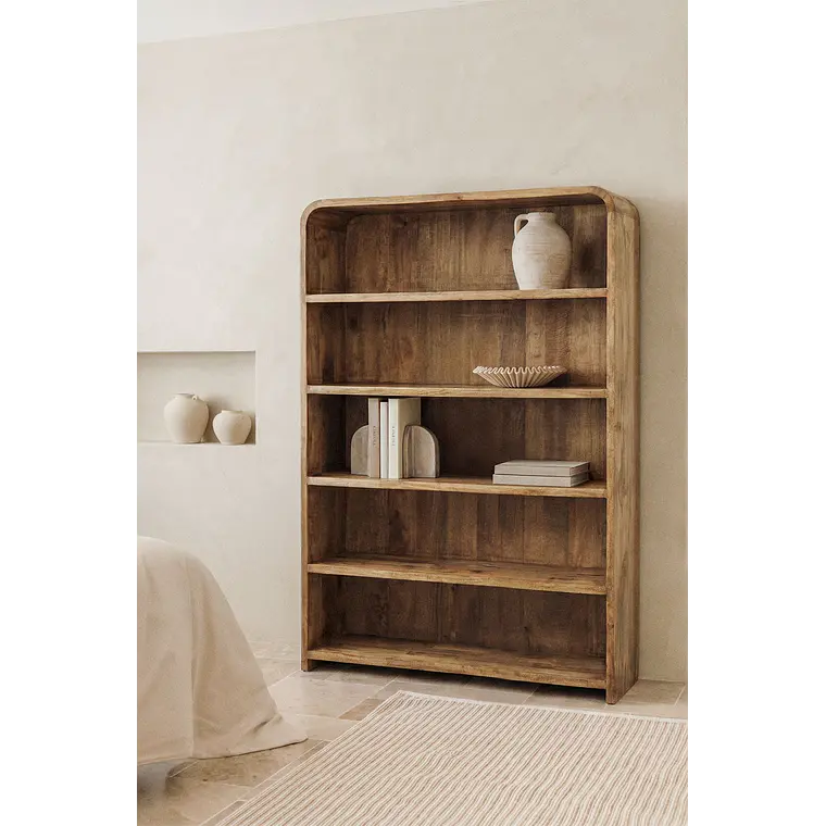 Sasel · Estantería en acabado madera de 120 cm 1