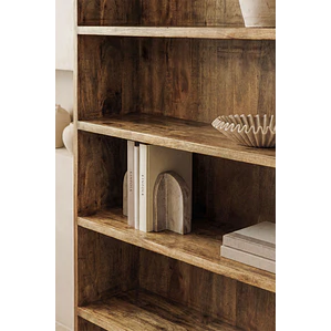 Sasel · Estantería en acabado madera de 120 cm