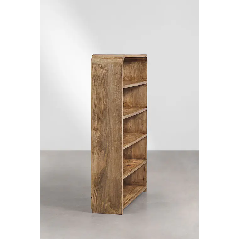 Sasel · Estantería en acabado madera de 120 cm 4