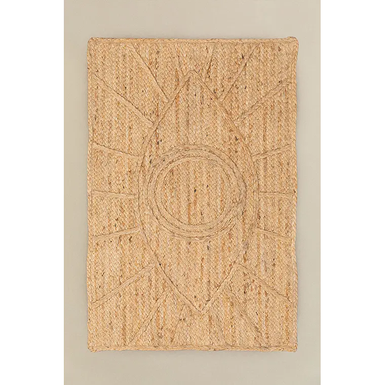 Felpudo XL rectangular 60x90 cm trenzado en yute Duna 1