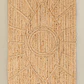 Felpudo XL rectangular 60x90 cm trenzado en yute Duna - Miniatura 1