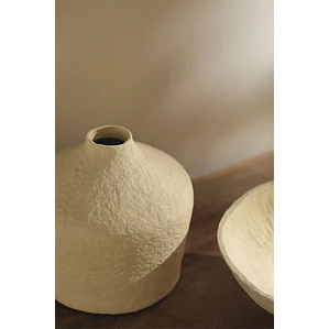 Jarrón decorativo en papel maché Viana