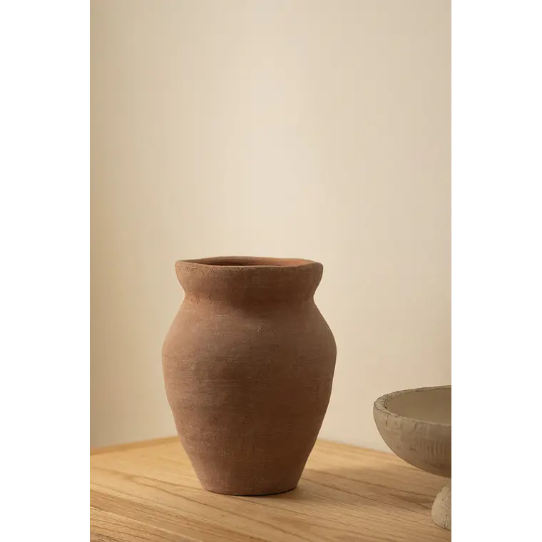 Jarrón decorativo en terracota Arola 1