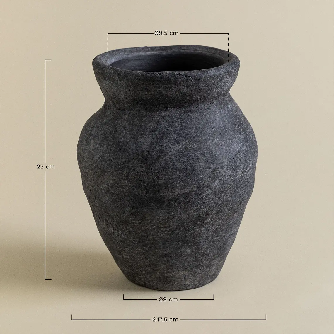 Jarrón decorativo en terracota Balia 7