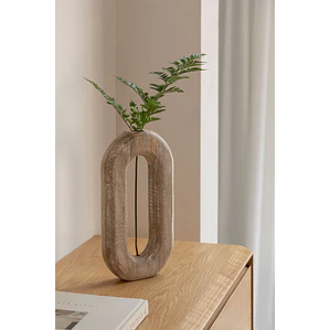 Jarrón en madera de mango Ulla